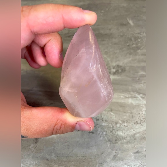 COPY - Rose Quartz Crystal Flame - Picture 1 of 2